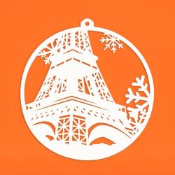 BOULE DE NOËL - PARIS TOUR EIFFEL